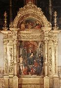 COSTA, Lorenzo Madonna and Saints dg oil painting artist